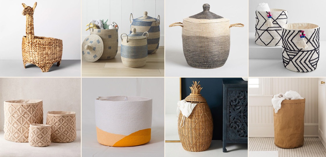 10 Stylish Storage Baskets to Keep You Organized AF | Cartageous.com/Blog 10 Stylish Storage Baskets to Keep You Organized AF | Cartageous.com/Blog