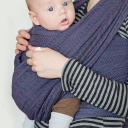 3 month old baby in sling