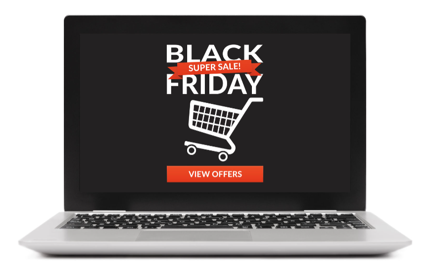 black Friday sale on laptop