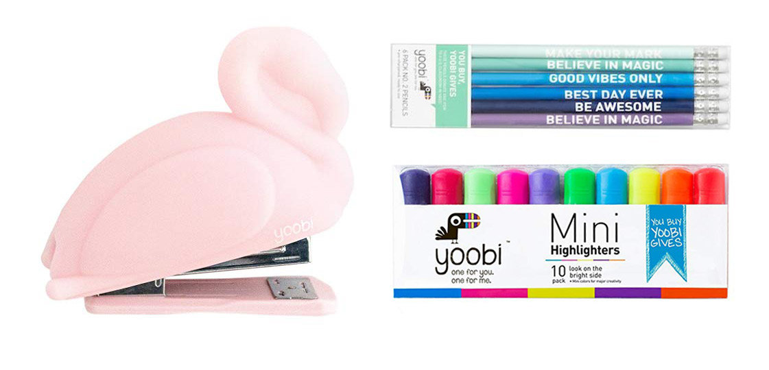 9 Must-Have Colorful Office or School Supplies from Yoobi | Cartageous.com/Blog