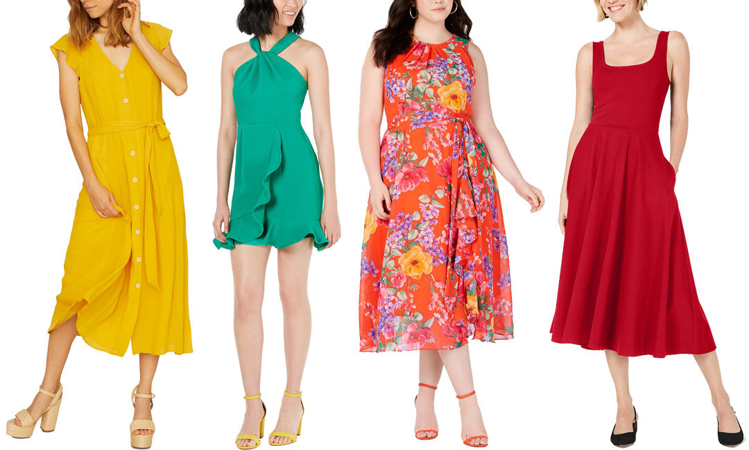 9 Colorful Dresses from Macy’s Under $150 | Cartageous.com/Blog
