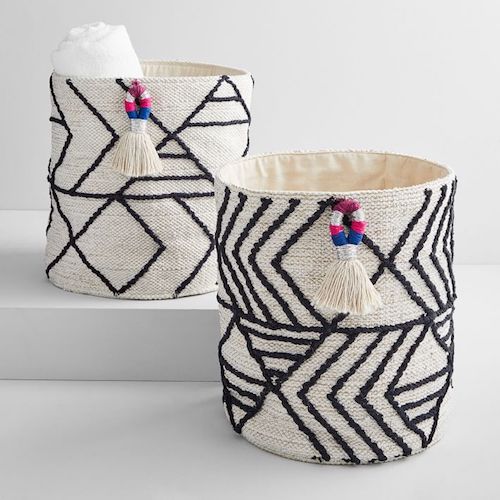 10 Stylish Storage Baskets to Keep You Organized AF | Cartageous.com/Blog